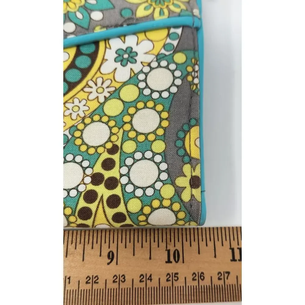Vera Bradley Lemon Parfait Trifold Wallet - Picture 7 of 8